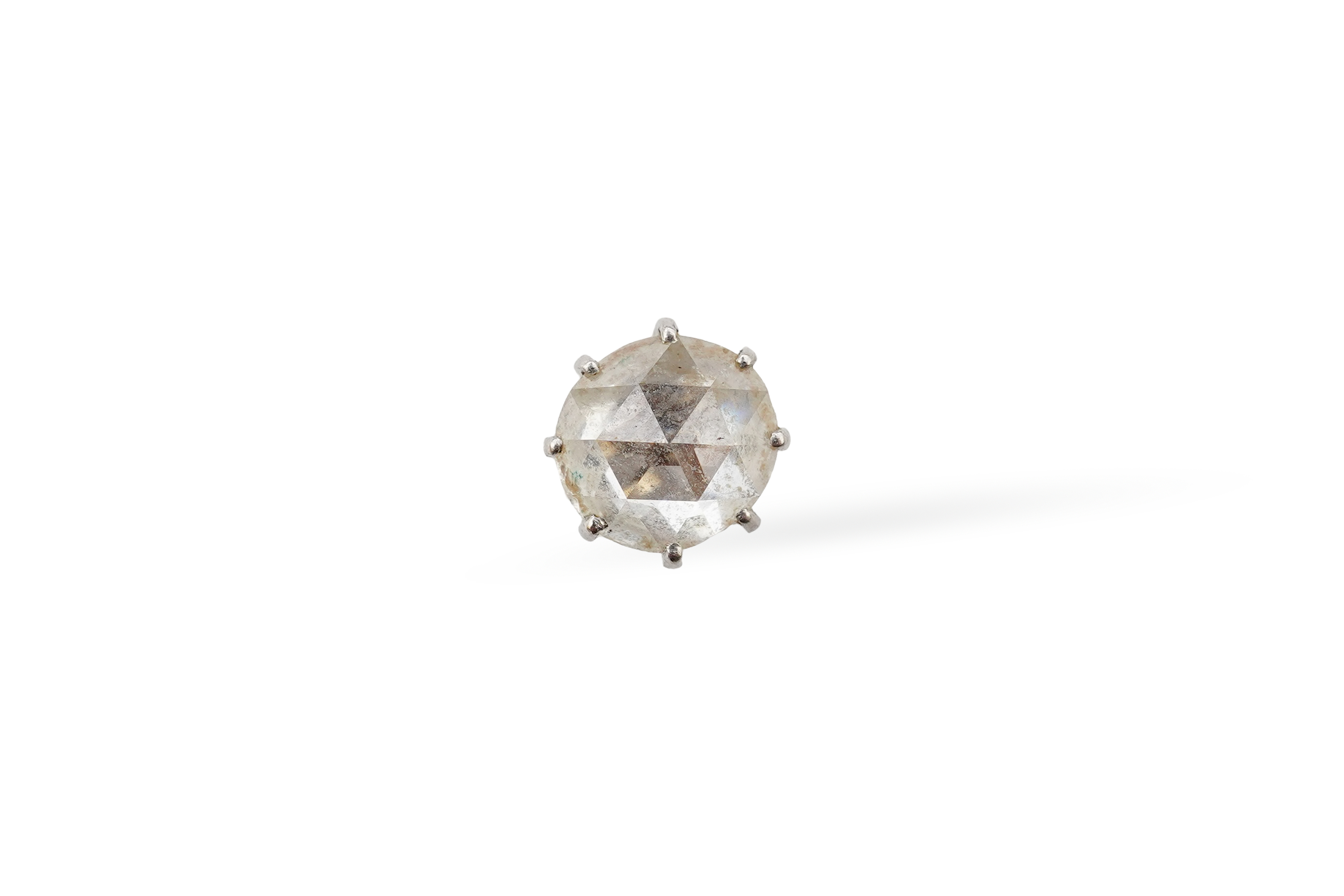 A single diamond stud earring, early 20th century